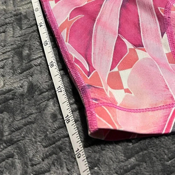 Nike Pro DRI-FIT Capri Leggings Girls SZ Large High Rise Tropical Print - Picture 6 of 10